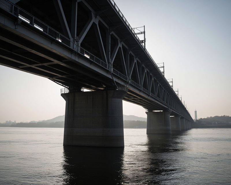 Cross-border bridge atmosphere