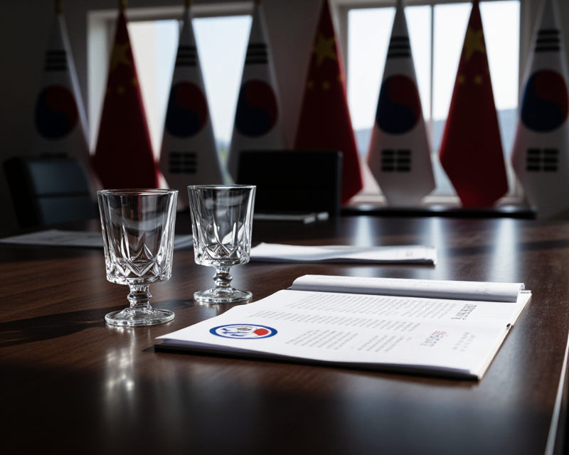 Diplomatic Meeting Atmosphere