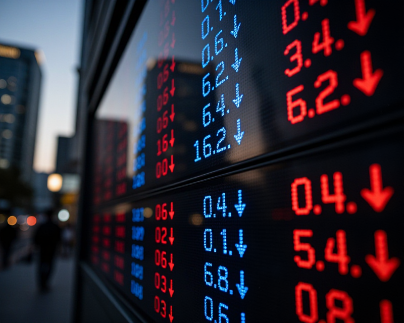 Stock Market Decline Visual