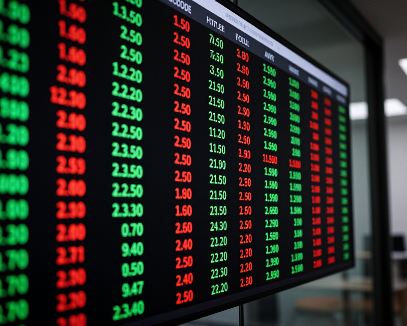 Stock Market Data Close-up