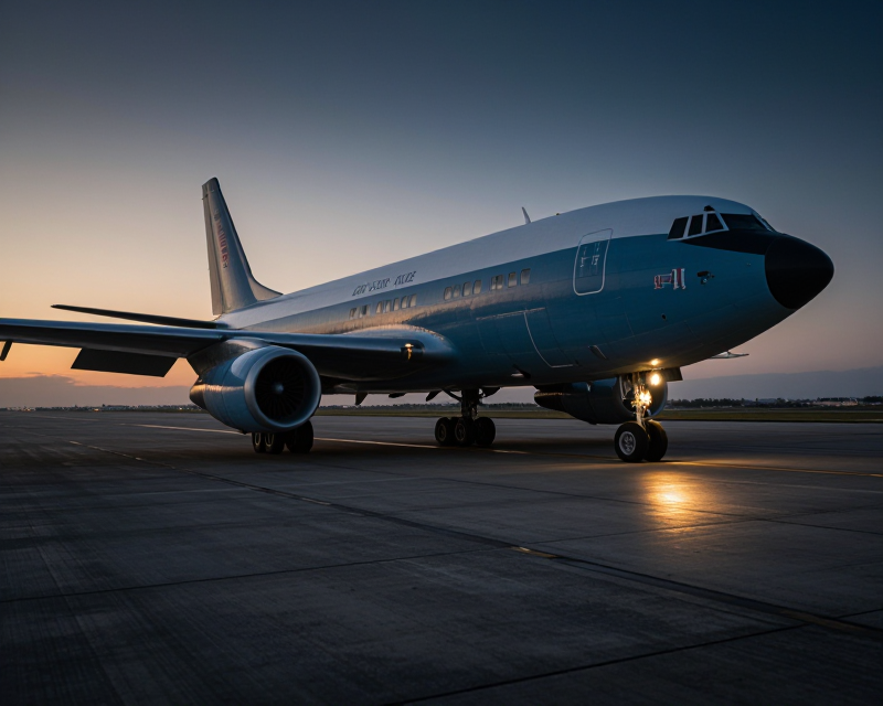 Vintage Air Force One at Dusk