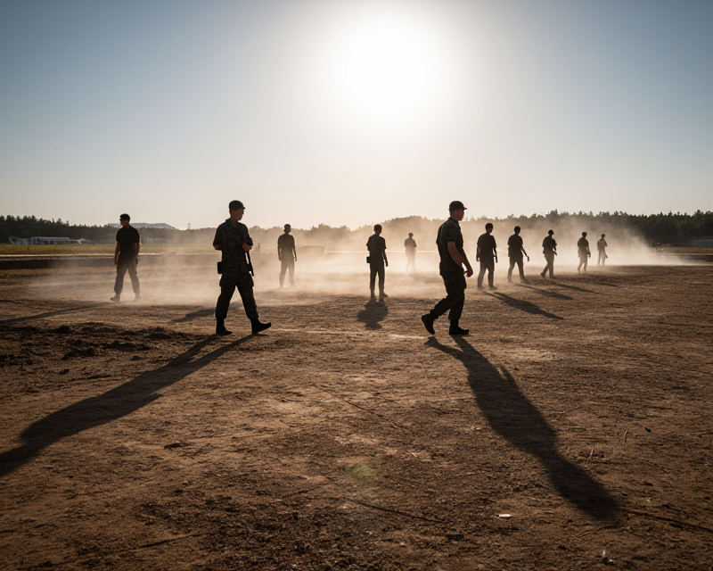 Heatwave at Military Training Ground