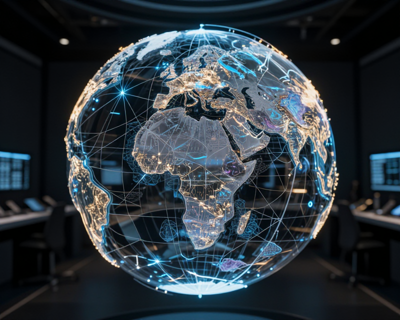 AI Geopolitics Concept