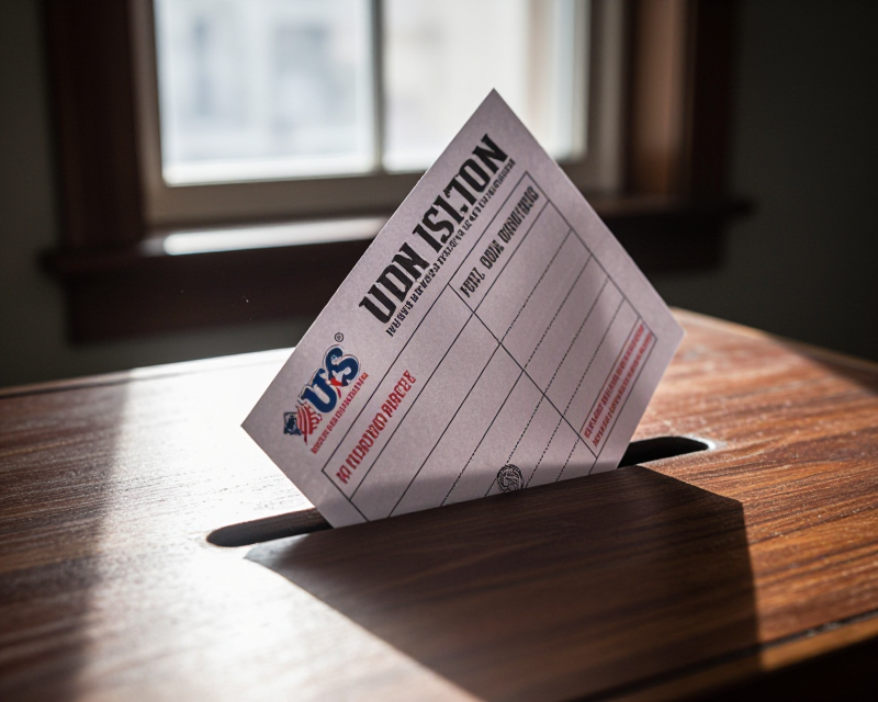 US Election Ballot