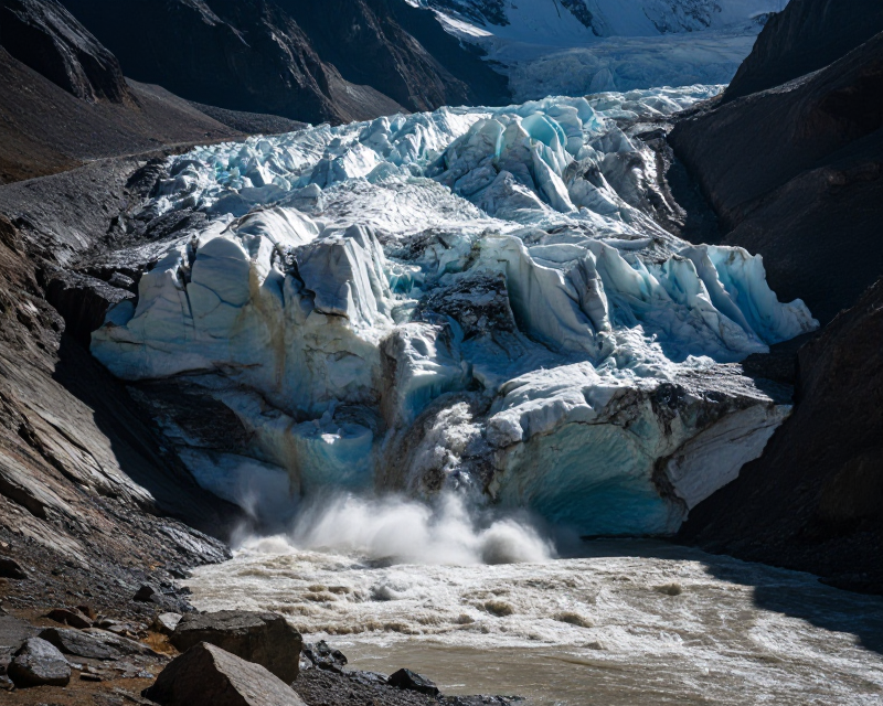 Glacier Collapse in Nepal
