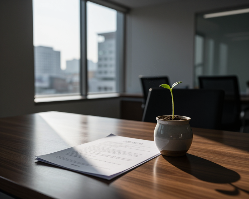 Symbolic New Beginning in Seoul Office