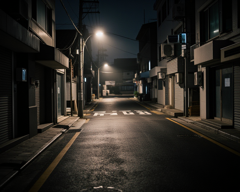 Somber Seoul Night
